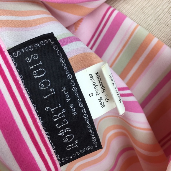 Vintage Robert Louis Fruity Stripes Button Up - Picture 8 of 8